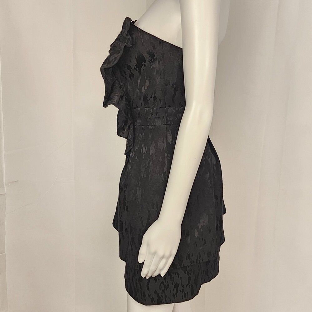 Bcbgeneration Y2k Strapless Side Ruffle Cocktail … - image 2